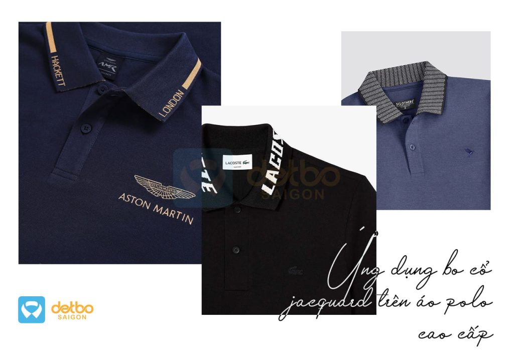 Ung dung bo co jacquard tren ao polo 1