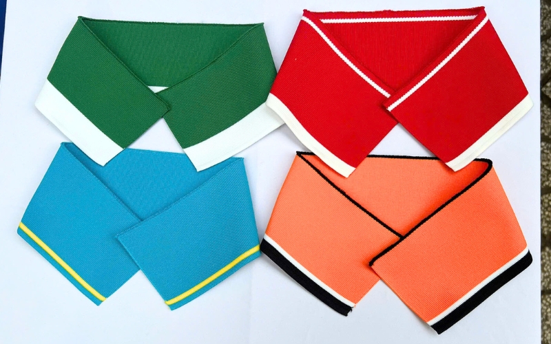 Xưởng dệt bo áo polo chuyên biệt Poly Spandex cho B2B đồng phục 8 Bo 2 da (Double-faced Rib)