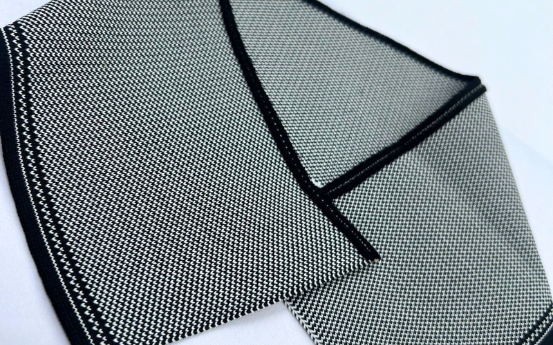 Xưởng dệt bo áo polo chuyên biệt Poly Spandex cho B2B đồng phục 9 Bo mắt chim (Bird’s Eye Rib)