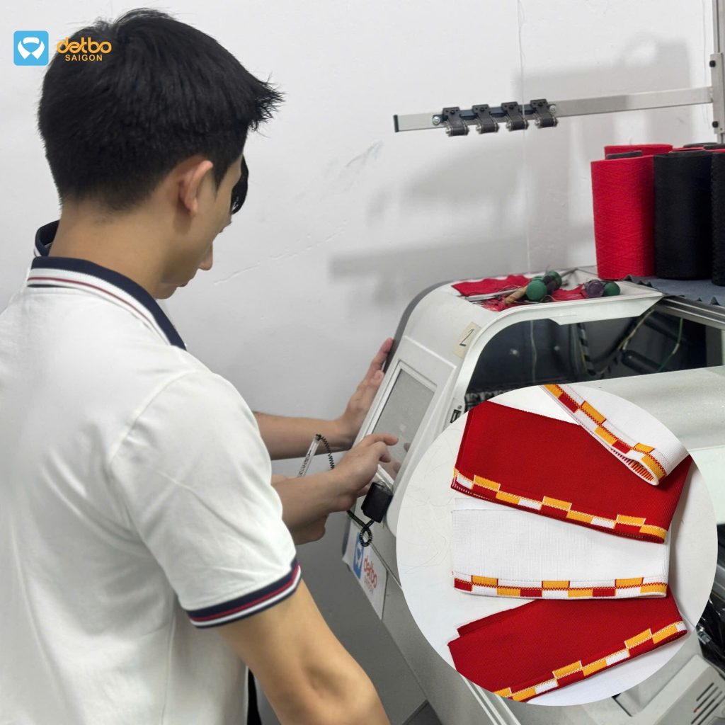 Bo 3 da: Phụ liệu dệt cao cấp cho áo Polo và đồng phục doanh nghiệp 8 xưởng dệt bo 3 da